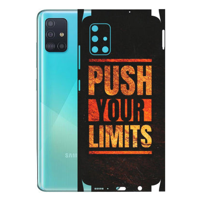 Samsung A/S Series Phone Skins (All Models) - Push Your Limits - Matte Finish (M-118) Samsung Galaxy A51