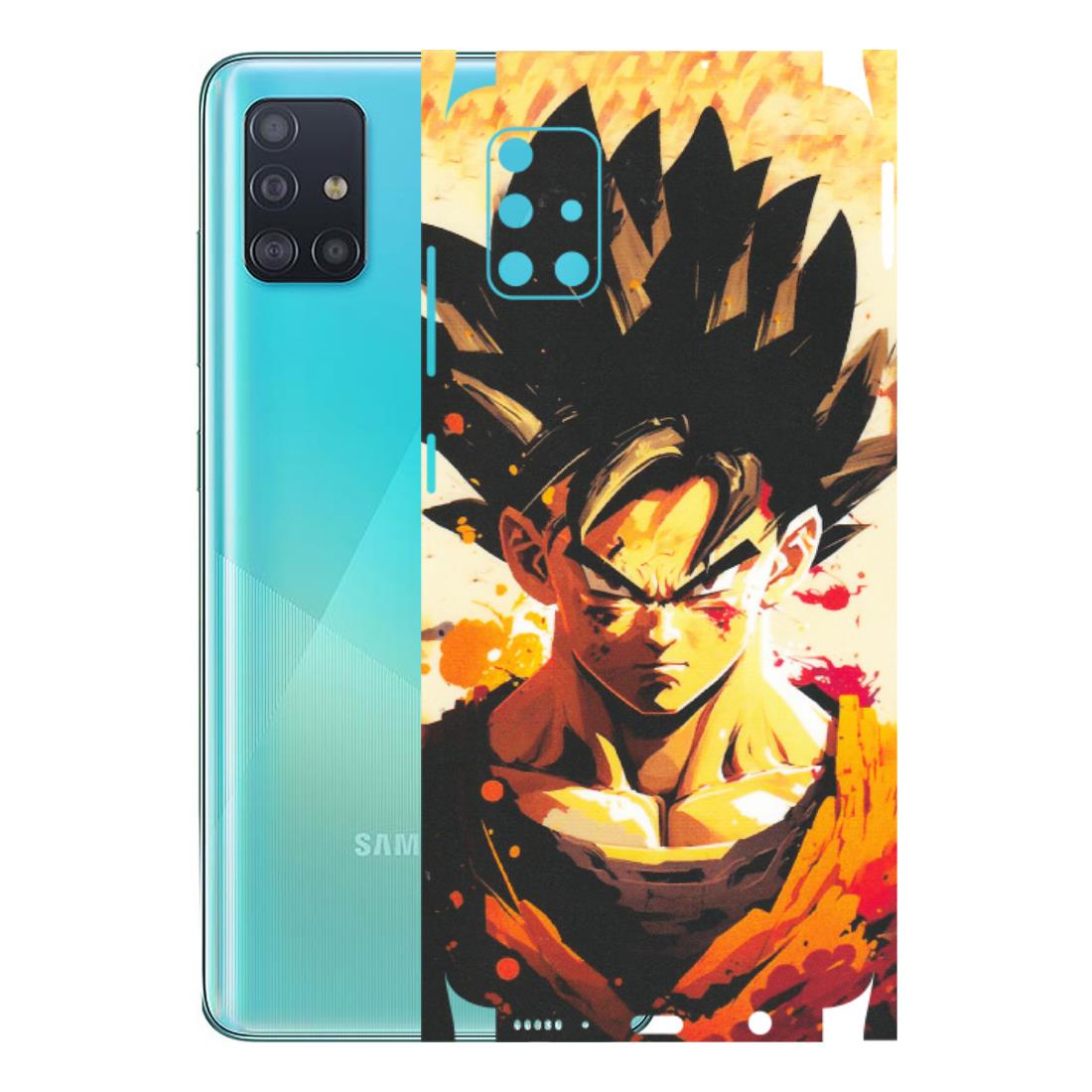 Samsung A/S Series Phone Skins (All Models) - Angry Goku - Matte Finish (M-12) Samsung Galaxy A51