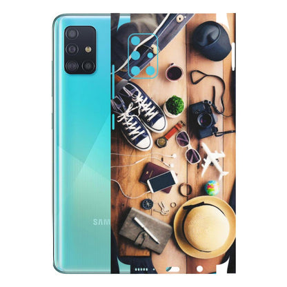 Samsung A/S Series Phone Skins (All Models) - Travel Wanderlust - Matte Finish (M-133) Samsung Galaxy A51