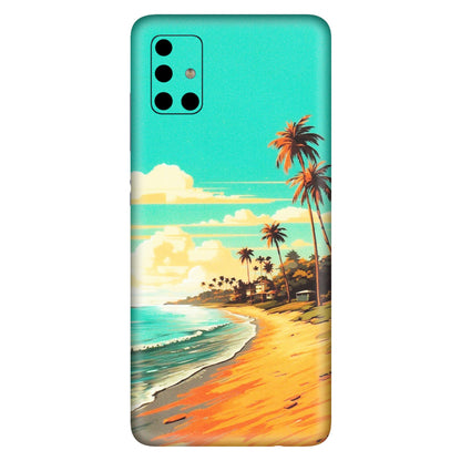 Samsung A/S Series Phone Skins (All Models) - Miami Beach - Matte Finish (M-136) Samsung Galaxy A51