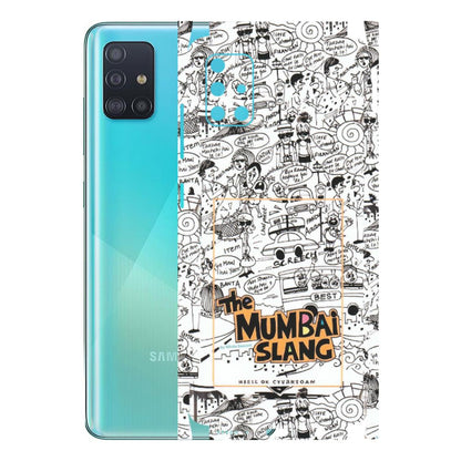 Samsung A/S Series Phone Skins (All Models) - The Mumbai Slang - Matte Finish (M-142) Samsung Galaxy A51