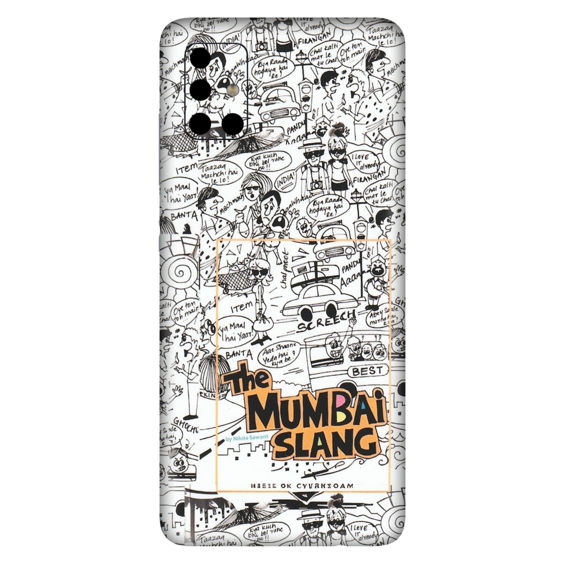 Samsung A/S Series Phone Skins (All Models) - The Mumbai Slang - Matte Finish (M-142) Samsung Galaxy A51