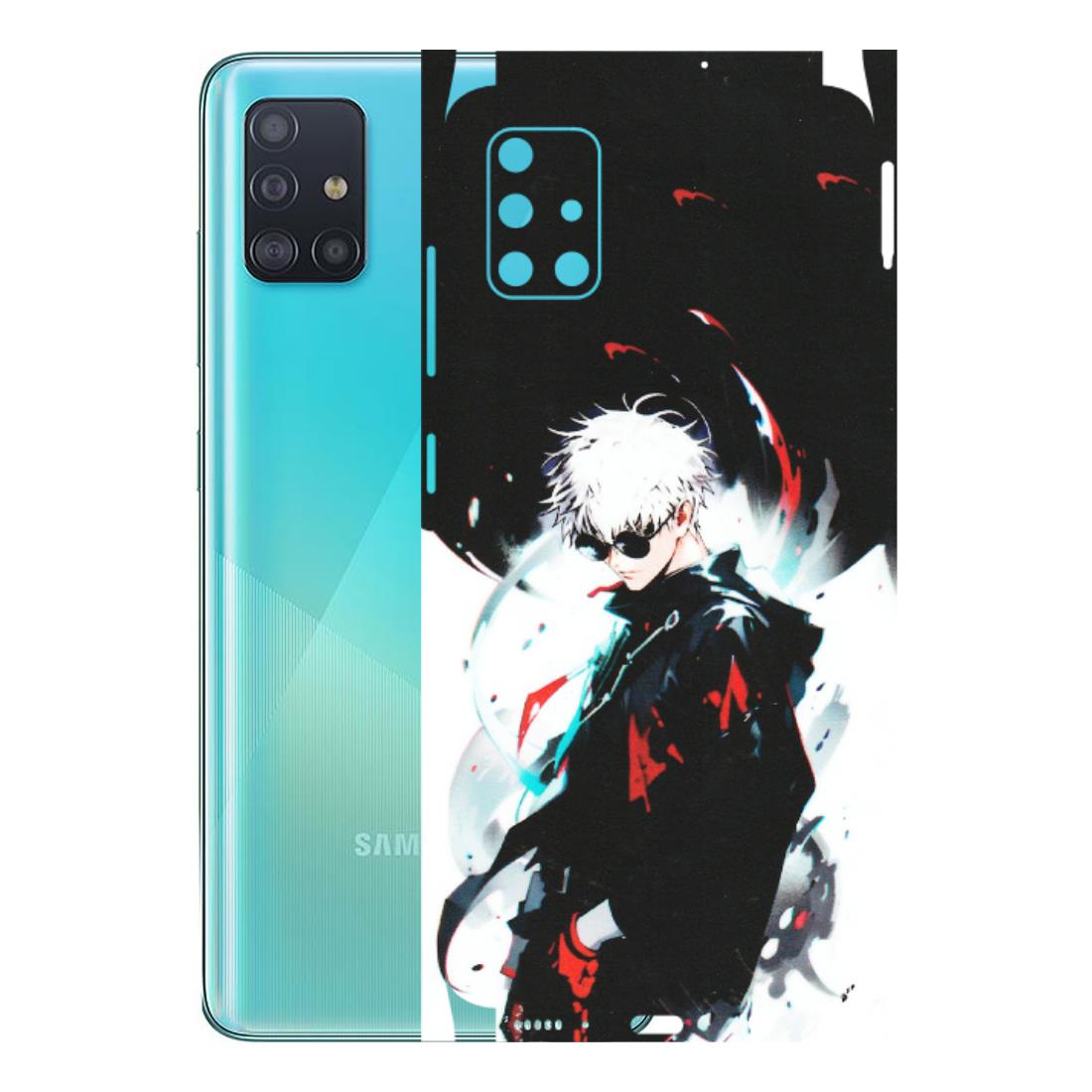 Samsung A/S Series Phone Skins (All Models) - Gojo Powerful Charater Kaisen Anime - Matte Finish (M-144) Samsung Galaxy A51