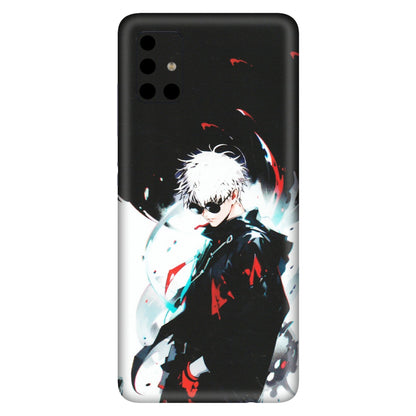 Samsung A/S Series Phone Skins (All Models) - Gojo Powerful Charater Kaisen Anime - Matte Finish (M-144) Samsung Galaxy A51