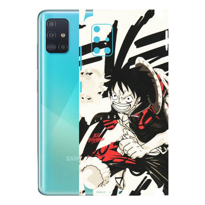 Samsung A/S Series Phone Skins (All Models) - Monkey D.Luffy Manga Anime - Matte Finish (M-145) Samsung Galaxy A51