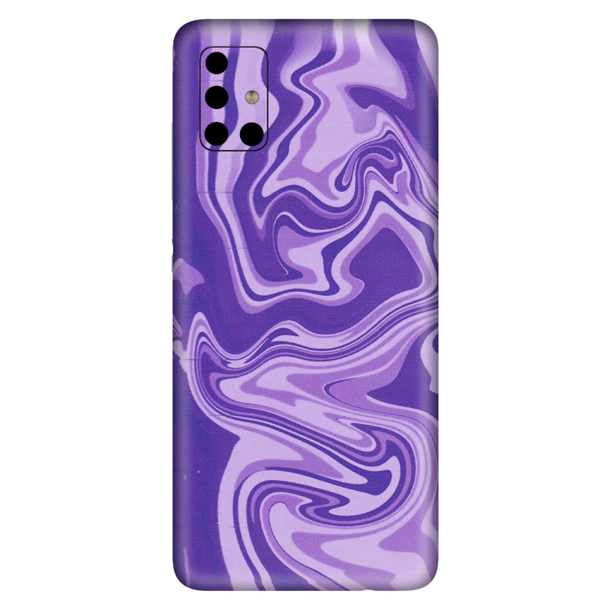 Samsung A/S Series Phone Skins (All Models) - Hazy Purple Nights - Matte Finish (M-14) Samsung Galaxy A51