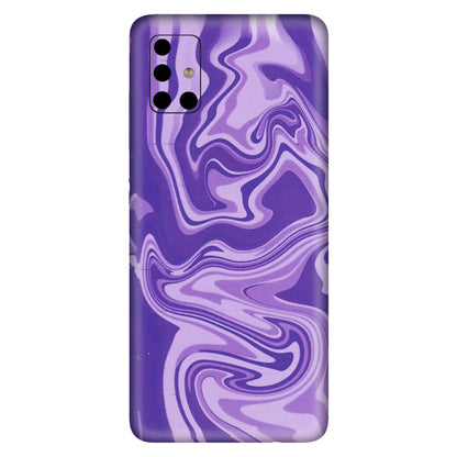 Samsung A/S Series Phone Skins (All Models) - Hazy Purple Nights - Matte Finish (M-14) Samsung Galaxy A51