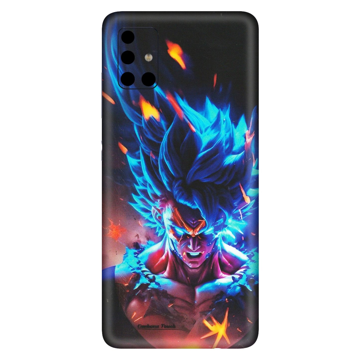 Samsung A/S Series Phone Skins (All Models) - Angry Goku Dragon Ball Anime - Matte Finish (M-150) Samsung Galaxy A51