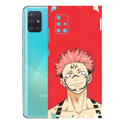 Samsung A/S Series Phone Skins (All Models) - Ryomen Sukuna Fun Anime - Matte Finish (M-153) Samsung Galaxy A51