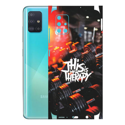 Samsung A/S Series Phone Skins (All Models) - GYM Lover Therapy - Matte Finish (M-160) Samsung Galaxy A51