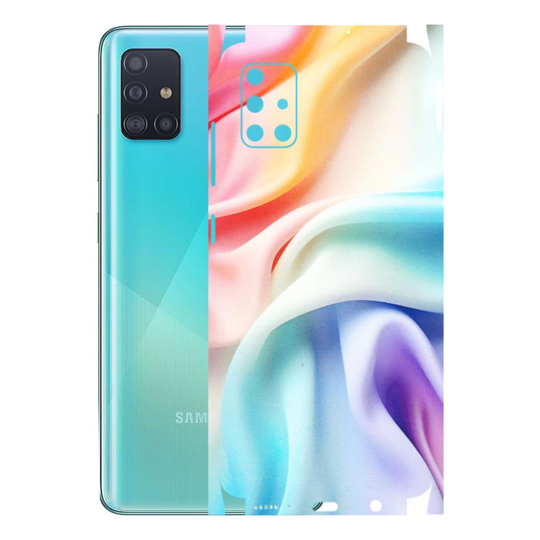 Samsung A/S Series Phone Skins (All Models) - Colourful Silk Cloth - Matte Finish (M-165) Samsung Galaxy A51