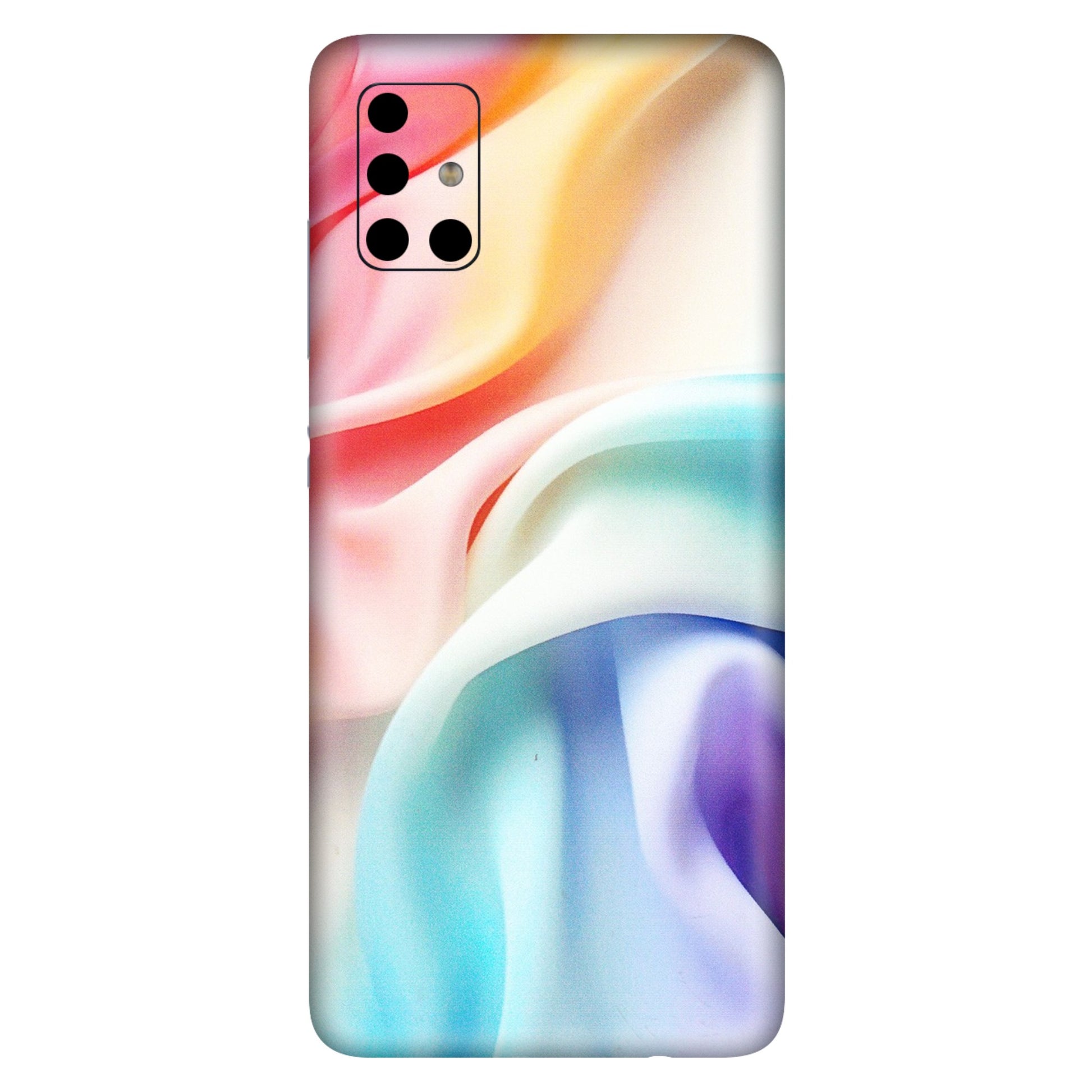 Samsung A/S Series Phone Skins (All Models) - Colourful Silk Cloth - Matte Finish (M-165) Samsung Galaxy A51