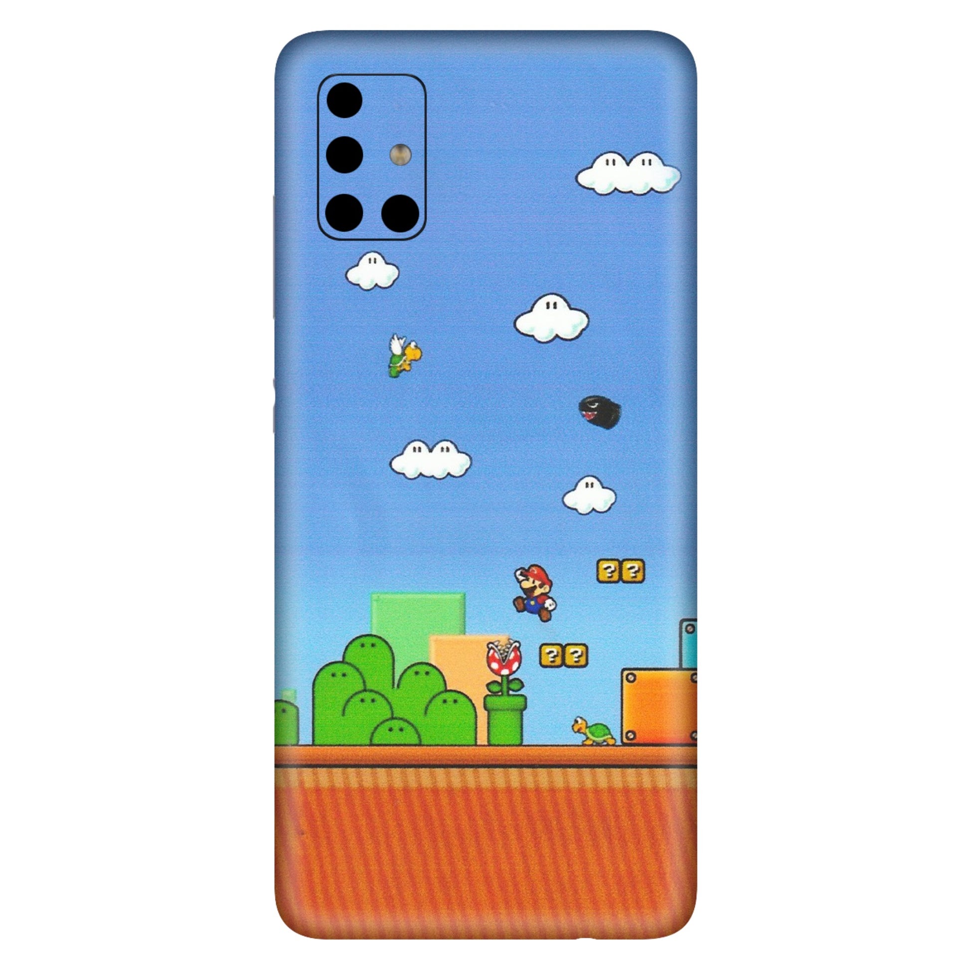 Samsung A/S Series Phone Skins (All Models) - Mario Game Scene - Matte Finish (M-24) Samsung Galaxy A51