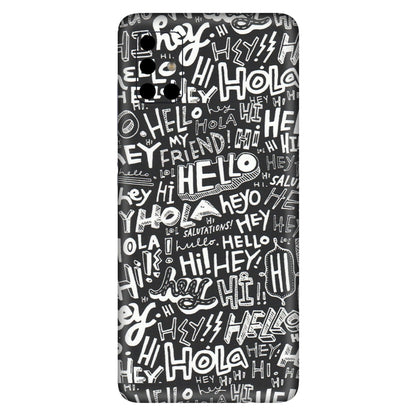 Samsung A/S Series Phone Skins (All Models) - Hi Hello Doodles - Matte Finish (M-25) Samsung Galaxy A51