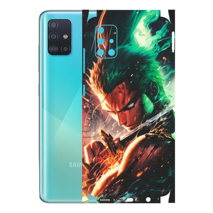 Samsung A/S Series Phone Skins (All Models) - Anime Gojo Sword - Matte Finish (M-32) Samsung Galaxy A51