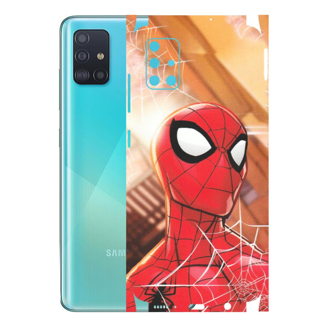 Samsung A/S Series Phone Skins (All Models) - Spiderman Face New - Matte Finish (M-41) Samsung Galaxy A51