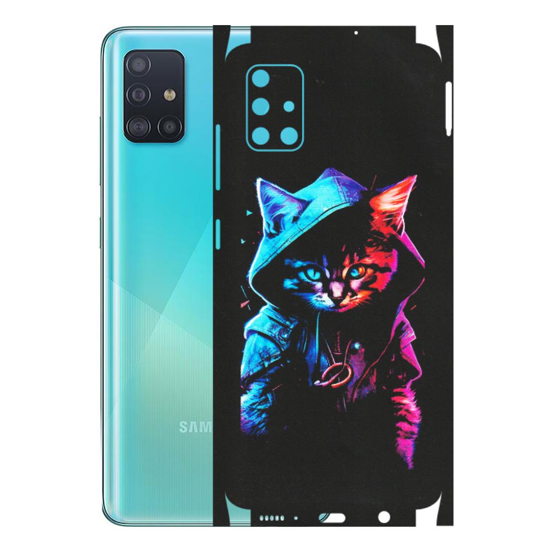 Samsung A/S Series Phone Skins (All Models) - Cyberpunk Cat - Matte Finish (M-45) Samsung Galaxy A51