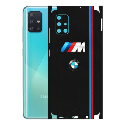 Samsung A/S Series Phone Skins (All Models) - Styling With Black BMW - Matte Finish (M-74) Samsung Galaxy A51