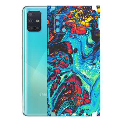 Samsung A/S Series Phone Skins (All Models) - Majestic Galactic Marbel - Matte Finish (M-85) Samsung Galaxy A51