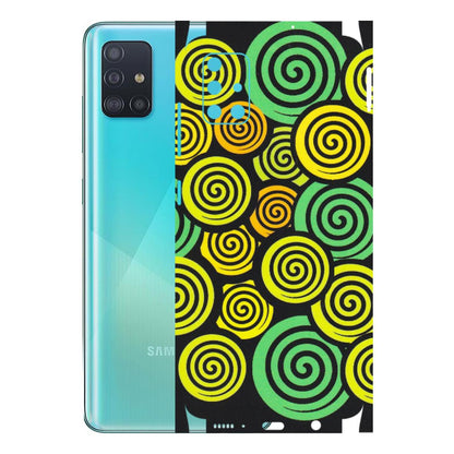 Samsung A/S Series Phone Skins (All Models) - Crazy Spiral - Matte Finish (M-91) Samsung Galaxy A51