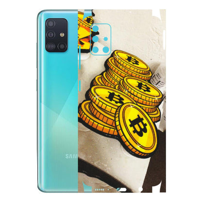 Samsung A/S Series Phone Skins (All Models) - Billionaire Bitcoin Collection - Matte Finish (M-92) Samsung Galaxy A51