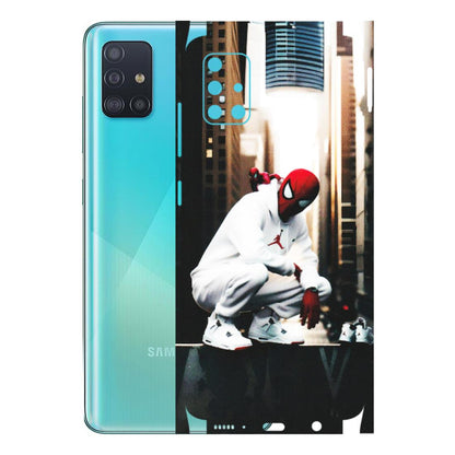 Samsung A/S Series Phone Skins (All Models) - Sportsman Spider Man - Matte Finish (M-94) Samsung Galaxy A51