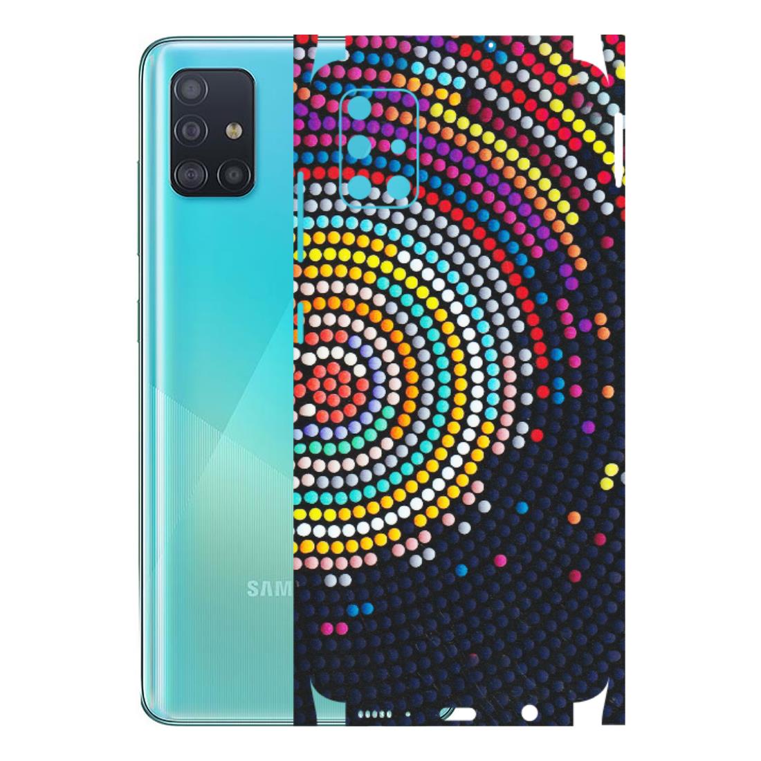 Samsung A/S Series Phone Skins (All Models) - Rainbow Dot Mandala - Matte Finish (M-97) Samsung Galaxy A51