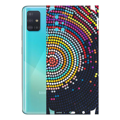 Samsung A/S Series Phone Skins (All Models) - Rainbow Dot Mandala - Matte Finish (M-97) Samsung Galaxy A51