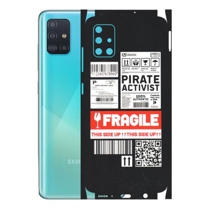 Samsung A/S Series Phone Skins (All Models) - Handle With Care - Matte Finish (M-99) Samsung Galaxy A51