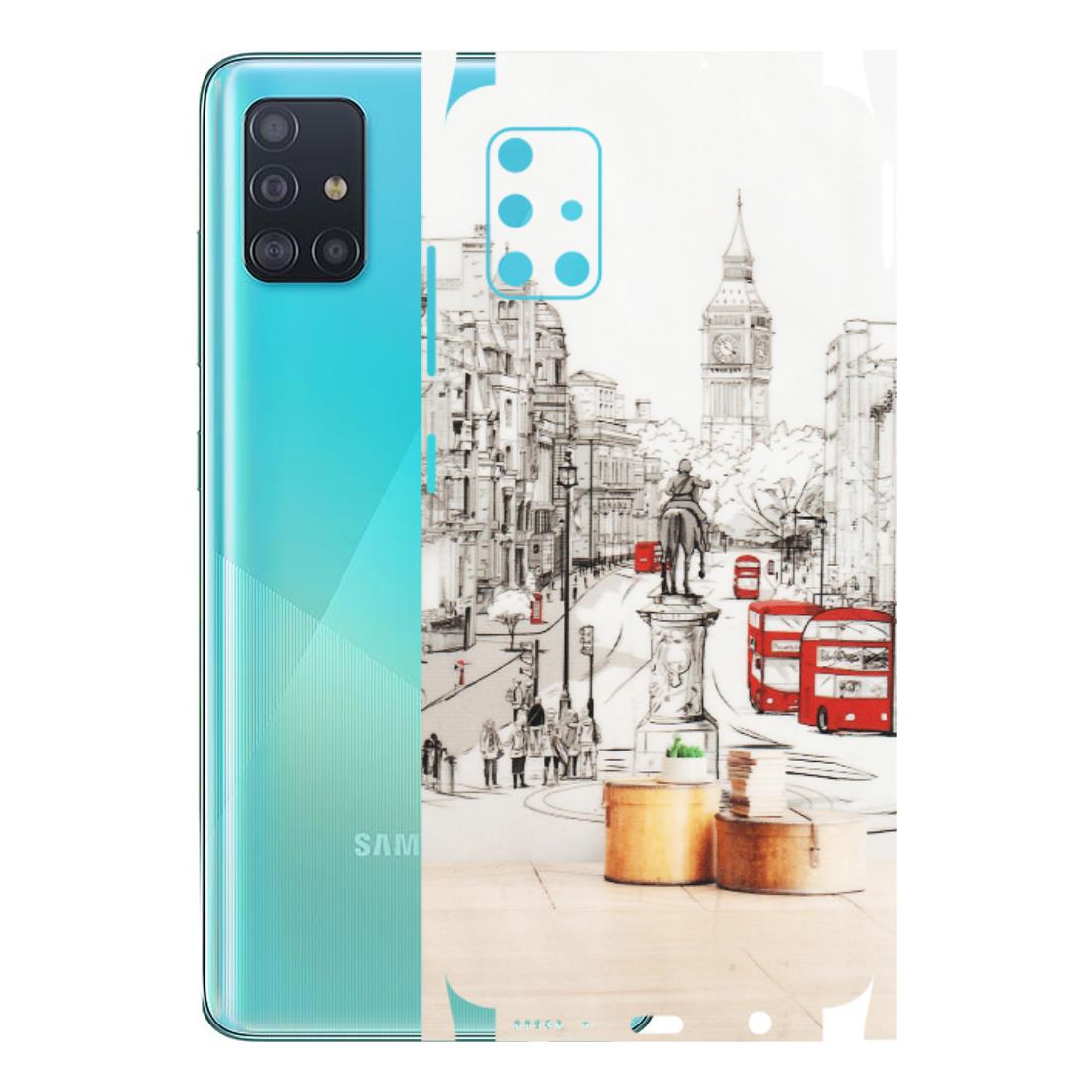Samsung A/S Series Phone Skins (All Models) - London Street - Transparent Finish (T-02) Samsung Galaxy A51