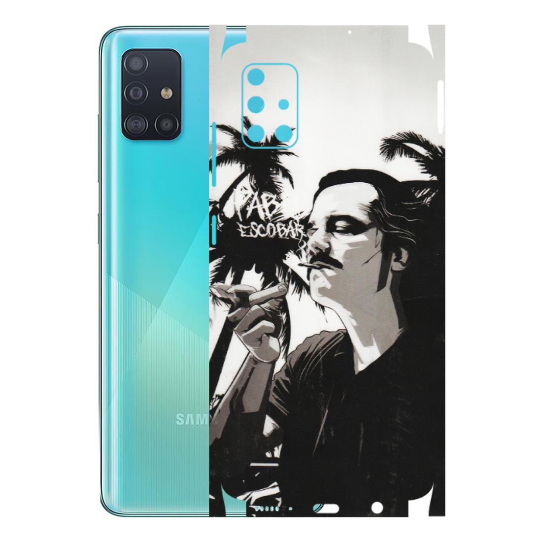Samsung A/S Series Phone Skins (All Models) - Pab Escobar - Transparent Finish (T-05) Samsung Galaxy A51
