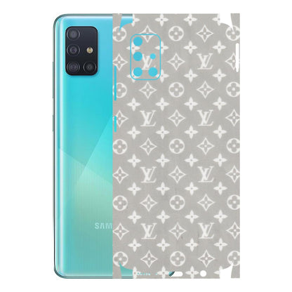 Samsung A/S Series Phone Skins (All Models) - Luxury Brands Logo - Transparent Finish (T-07) Samsung Galaxy A51