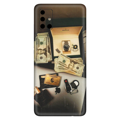 Samsung A/S Series Phone Skins (All Models) - Luxury Lifestyle - Transparent Finish (T-11) Samsung Galaxy A51