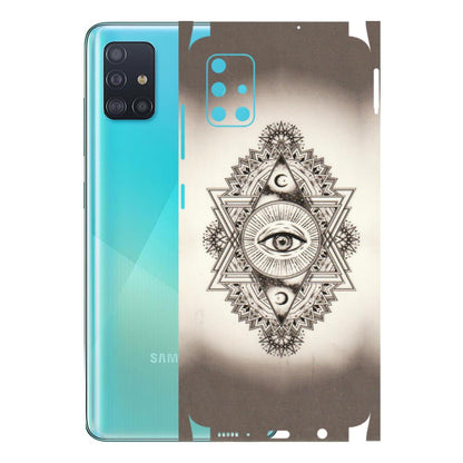 Samsung A/S Series Phone Skins (All Models) - Illuminati Great Eye - Transparent Finish (T-14) Samsung Galaxy A51