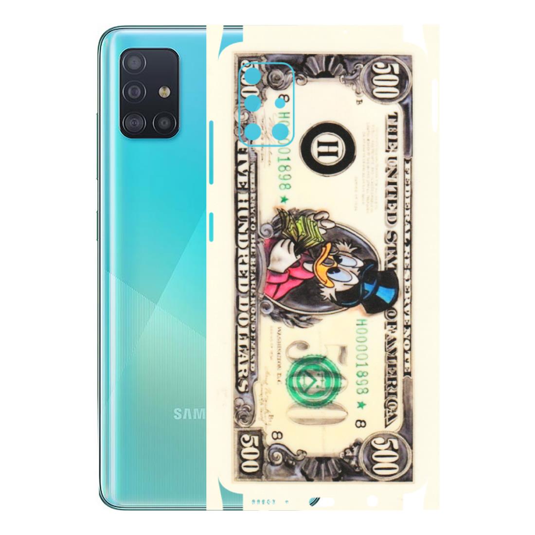 Samsung A/S Series Phone Skins (All Models) - Five Hundred Dollar Duck - Transparent Finish (T-15) Samsung Galaxy A51