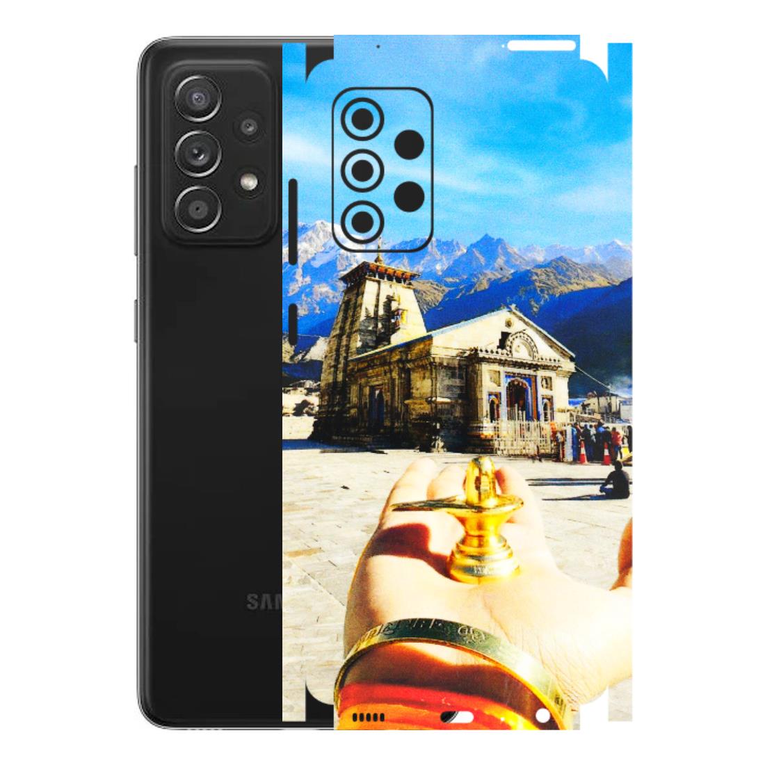 Samsung A/S Series Phone Skins (All Models) - Beauty of Kedarnath - 3D Embossed Finish (L-108) Samsung Galaxy A52s (5G)