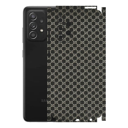 Samsung A/S Series Phone Skins (All Models) - Black G Print - 3D Embossed Finish (L-109) Samsung Galaxy A52s (5G)