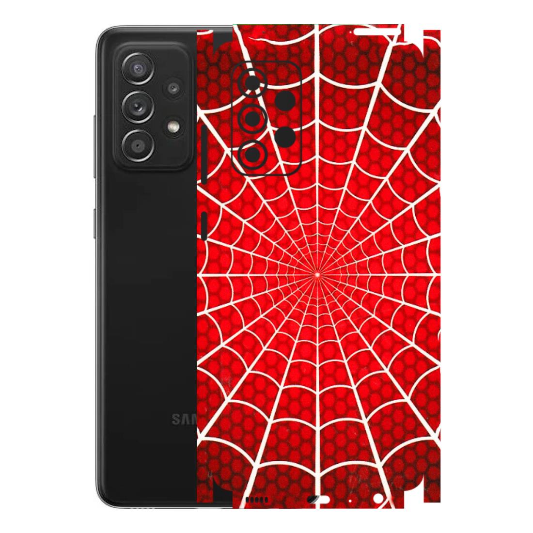 Samsung A/S Series Phone Skins (All Models) - Classic Spidey Web - 3D Embossed Finish (L-115) Samsung Galaxy A52s (5G)