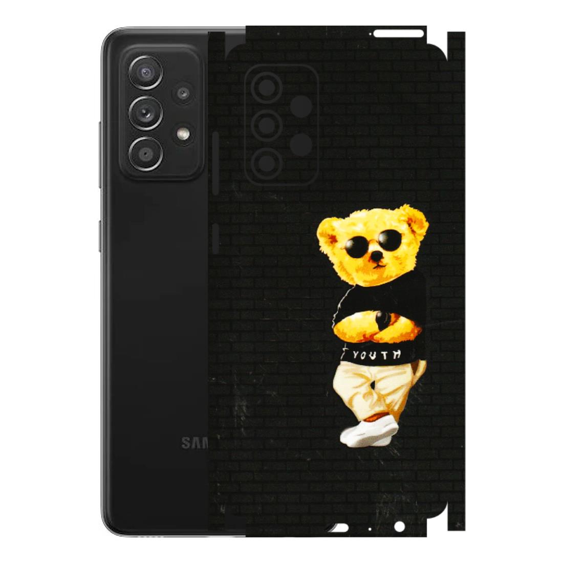 Samsung A/S Series Phone Skins (All Models) - Classy Teddy Bear - 3D Embossed Finish (L-116) Samsung Galaxy A52s (5G)