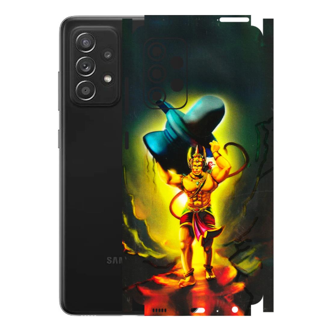 Samsung A/S Series Phone Skins (All Models) - Hanuman Ji - 3D Embossed Finish (L-128) Samsung Galaxy A52s (5G)