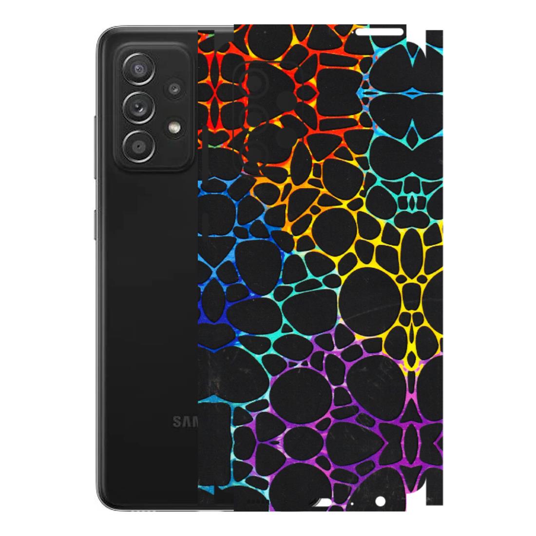 Samsung A/S Series Phone Skins (All Models) - Abstract Art MultiColour - 3D Embossed Finish (L-133) Samsung Galaxy A52s (5G)