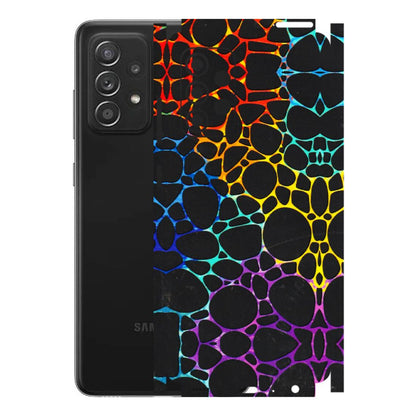 Samsung A/S Series Phone Skins (All Models) - Abstract Art MultiColour - 3D Embossed Finish (L-133) Samsung Galaxy A52s (5G)