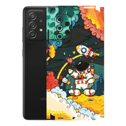 Samsung A/S Series Phone Skins (All Models) - Astronauts & Spaceship - 3D Embossed Finish (L-145) Samsung Galaxy A52s (5G)