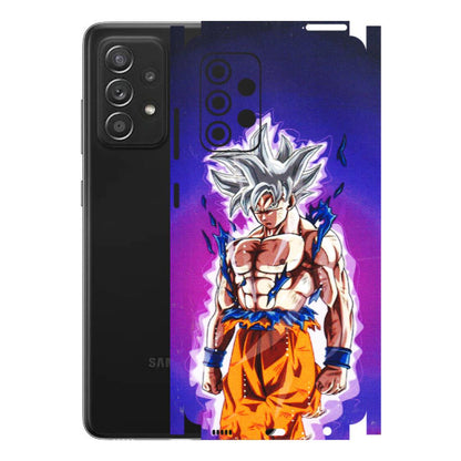 Samsung A/S Series Phone Skins (All Models) - Goku Purple Anime - 3D Embossed Finish (L-147) Samsung Galaxy A52s (5G)