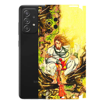 Samsung A/S Series Phone Skins (All Models) - Lord Hanuman - 3D Embossed Finish (L-152) Samsung Galaxy A52s (5G)
