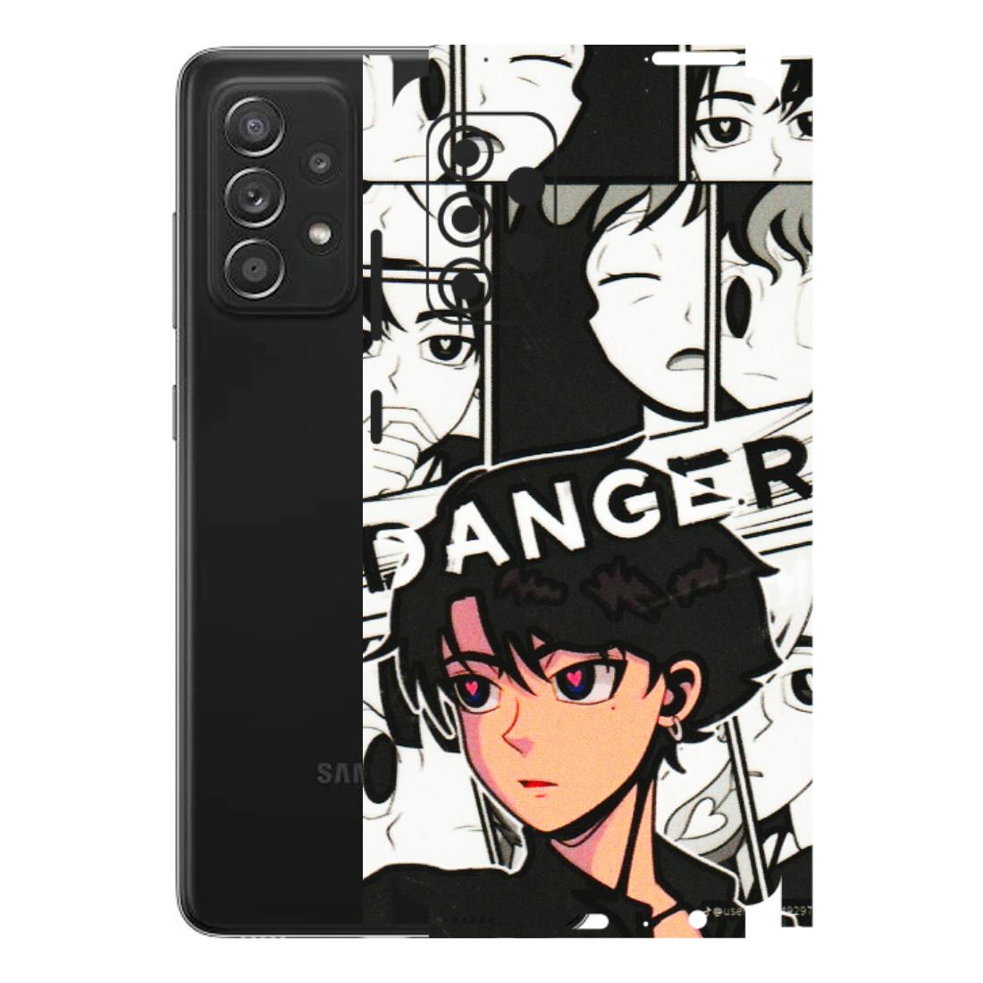 Samsung A/S Series Phone Skins (All Models) - Danger Anime - 3D Embossed Finish (L-155) Samsung Galaxy A52s (5G)