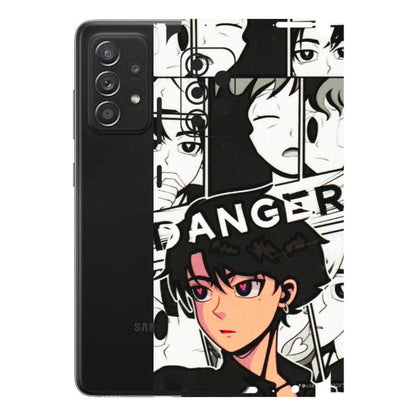 Samsung A/S Series Phone Skins (All Models) - Danger Anime - 3D Embossed Finish (L-155) Samsung Galaxy A52s (5G)