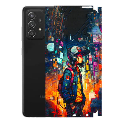 Samsung A/S Series Phone Skins (All Models) - Street Anime Guy - 3D Embossed Finish (L-158) Samsung Galaxy A52s (5G)