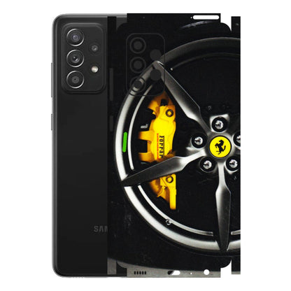Samsung A/S Series Phone Skins (All Models) - Ferrari Wheel Alloy - 3D Embossed Finish (L-173) Samsung Galaxy A52s (5G)