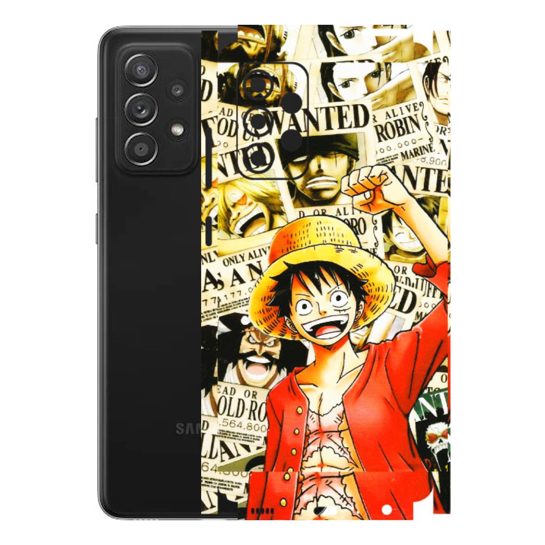 Samsung A/S Series Phone Skins (All Models) - Luffy Anime - 3D Embossed Finish (L-177) Samsung Galaxy A52s (5G)